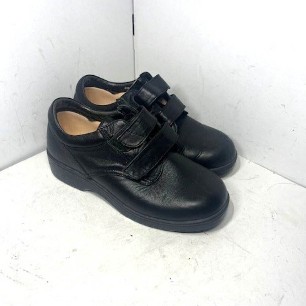 Apex Women's READ Diabetic Therapeutic Black Leather Shoes‎ Sz 7